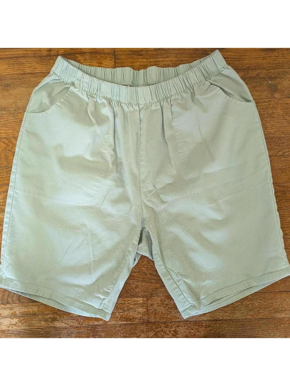 Woman Within 2000s Sage Green Elastic Waist Bermuda Shorts Size 16W [COPY]